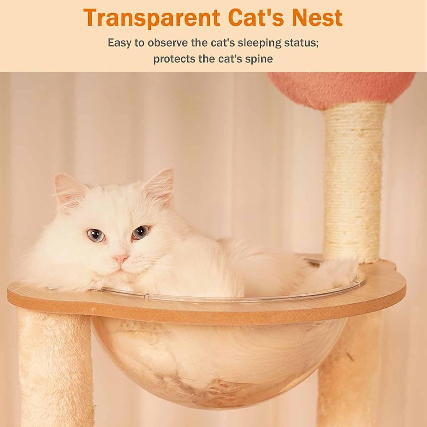171cm Large Cat Tree Tower with Condos, Scratching Posts, Perches & Baskets for Indoor Cats